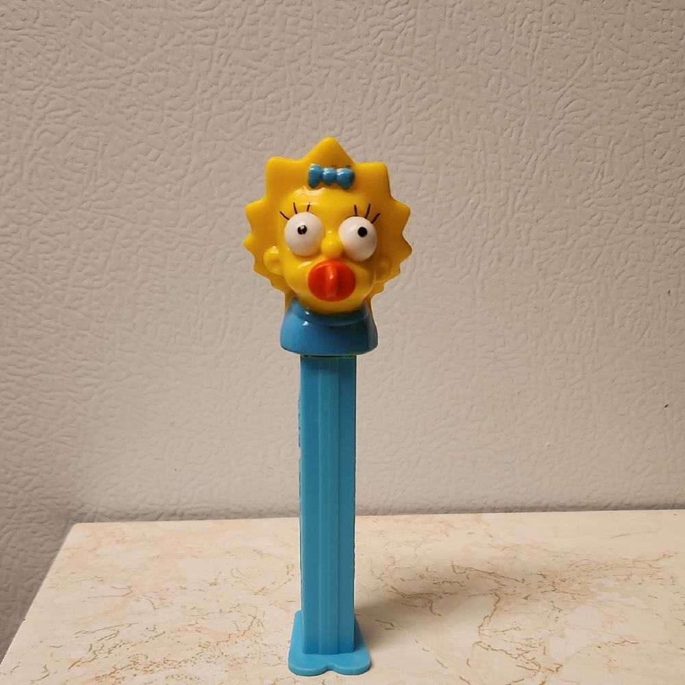 The Simpsons Maggie Head Pez Dispenser Vintage Y2K